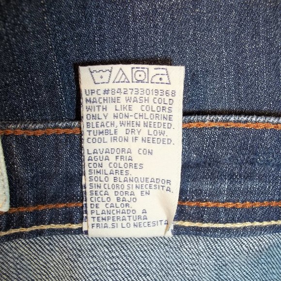 Faded Glory Stretch Flare Classic Womens Jeans Size 4 Petite Faded Casual Blue - Picture 6 of 6